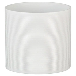 Übertopf, Breite: 19 cm, weiß, Keramik
