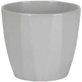 Übertopf »ELEGANCE«, Breite: 12 cm, grau, Keramik