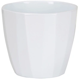 Übertopf »ELEGANCE«, Breite: 9,8 cm, weiß, Keramik
