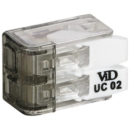 Verbindungsklemme Compact, Transparent, 2-polig, Anschlussquerschnitt 0,8 - 4 mm²