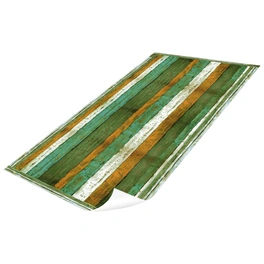Vinyl Teppich »Jannis«, BxL:180 cm x 68 cm, grün|weiß|orange
