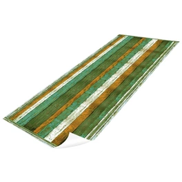Vinyl Teppich »Jannis«, BxL:255 cm x 65 cm, grün|weiß|orange