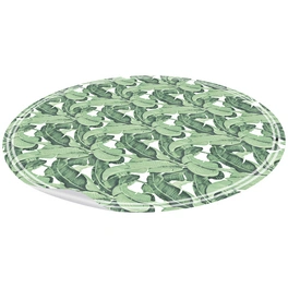 Vinyl Teppich »Mogli«, BxL:136 cm x 136 cm, grün|weiß
