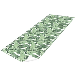 Vinyl Teppich »Mogli«, BxL:255 cm x 65 cm, grün|weiß