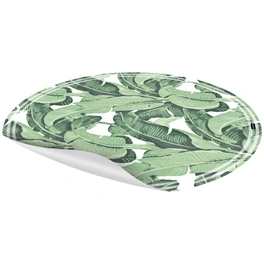 Vinyl Teppich »Mogli«, BxL:68 cm x 68 cm, grün|weiß