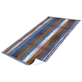 Vinyl Teppich »Morice«, BxL:180 cm x 68 cm, blau|weiß|orange