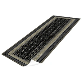 Vinyl Teppich »Nat«, BxL:255 cm x 65 cm, beige|schwarz