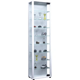 Vitrine »Edana Maxi«, inkl. LED-Beleuchtung, BxH: 33 x 113 cm, Holzwerkstoff/Glas