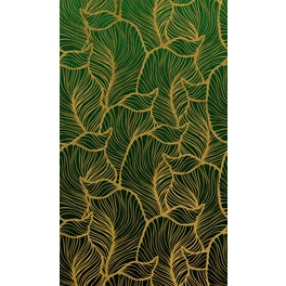 Vliestapete »Smart Art Easy«, Blätter, Grafisch, grün/gelb