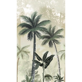 Vliestapete »Smart Art Easy«, Dschungel, Palmen, grün/beige
