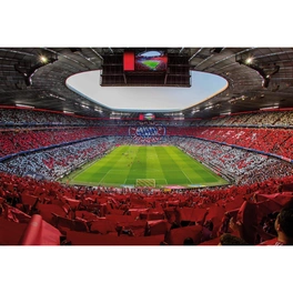 Vliestapete »XXL Vliestapete«, FC Bayern München Arena, mehrfarbig, matt