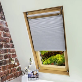 Wabenplissee, weiß, geeignet für Dachfenster