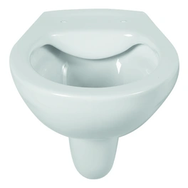 Wand-WC, Keramik, ovalförmig