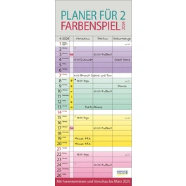 Wandkalender, BxH: 46 x 19 cm, Blattanzahl: 13