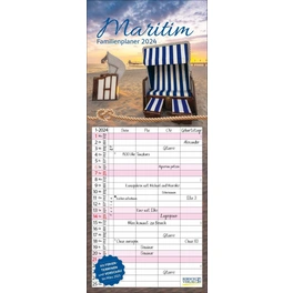 Wandkalender, BxH: 46 x 19 cm, Blattanzahl: 13