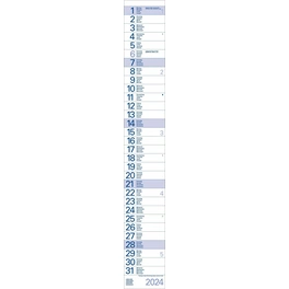 Wandkalender, BxH: 70 x 10 cm, Blattanzahl: 13