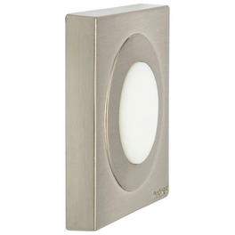 Wandtürstopper, Metall, BxH: 50 x 10 mm, zum Schrauben oder Kleben/ablösbar