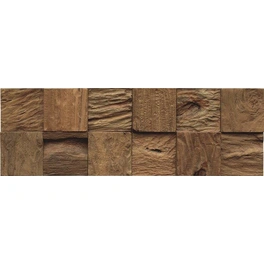 Wandverblender »INDO TEAK CLASSIC CUBE«, braun, unbehandelt, Holz, Stärke: 20 mm