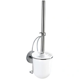 WC-Bürsten & WC-Garnituren »Milazzo«, Edelstahl/Stahl/Kunststoff, glänzend, weiß/chromfarben