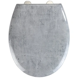 WC-Sitz »Concrete«, Duroplast, oval, mit Softclose-Funktion