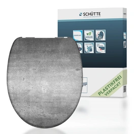 WC-Sitz »Industrial Grey«, Duroplast, oval, mit Softclose-Funktion