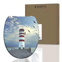 WC-Sitz »LIGHTHOUSE«, duroplast, oval, mit Softclose-Funktion