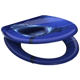 WC-Sitz »Shark«, Duroplast, oval, mit Softclose-Funktion