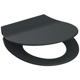 WC-Sitz »Slim Anthrazit«, Duroplast, oval, mit Softclose-Funktion