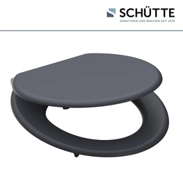 WC-Sitz »SPIRIT GREY«, MDF, oval, mit Softclose-Funktion