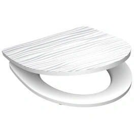 WC-Sitz »White Wave«, Duroplast, oval, mit Softclose-Funktion