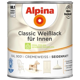 Weißlack »Classic«, RAL 9001, seidenmatt