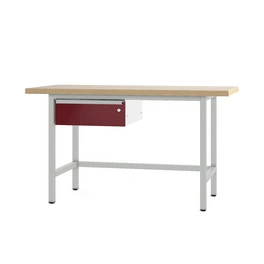 Werktisch, BxHxT: 150 x 85,5 x 70 cm, Buche-Multiplex