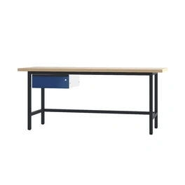 Werktisch, BxHxT: 200 x 85,5 x 70 cm, Buche-Multiplex