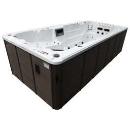 Whirlpool »Swim Spa«, 228 x 137 x 500 cm, braun, 5 Sitzplätze