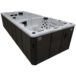 Whirlpool »Swim Spa«, 228 x 137 x 594 cm, braun, 4 Sitzplätze