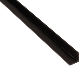 Winkelprofil Kunststoff schwarz 2600 x 25 x 25 x 1,8 mm