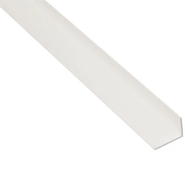 Winkelprofil Kunststoff weiß 2600 x 40 x 10 x 2 mm