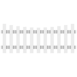 Zaunelement »Longlife Cara«, HxL: 61 x 180 cm, Kunststoff, weiß