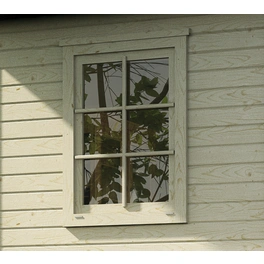 Zusatzfenster für Gartenhäuser, Holz/Glas