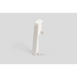 Zwischenstücke, für Sockelleiste (6 cm), Dekor: Universal weiß, Kunststoff, 2 Stück