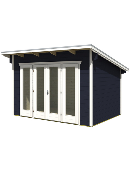 Skanholz Skan Holz-Gartenhaus Ostende 1 Schiefergrau B x T 350 cm x 250 cm