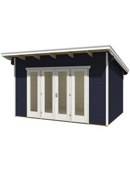 Skanholz Skan Holz-Gartenhaus Ostende 2 Schiefergrau B x T 400 cm x 300 cm