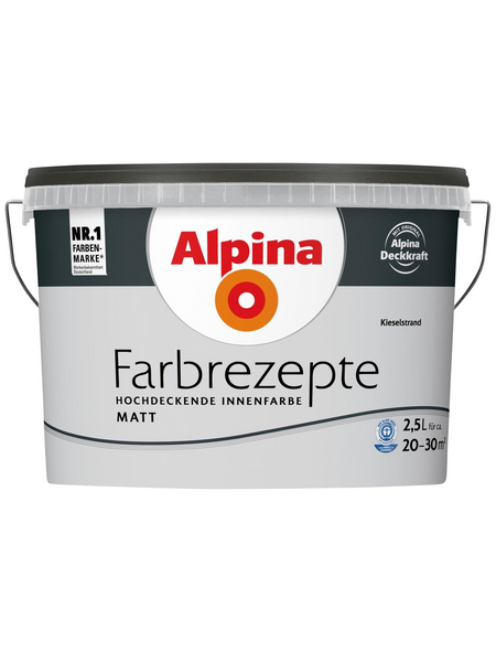 Alpina Farbrezepte Wand- und Deckenfarbe Kieselstrand