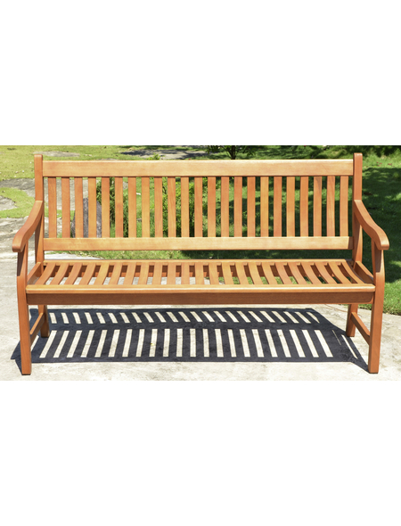 GARDEN PLEASURE Gartenbank NEW JERSEY, Eukalyptus, 158x90x68 cm, braun