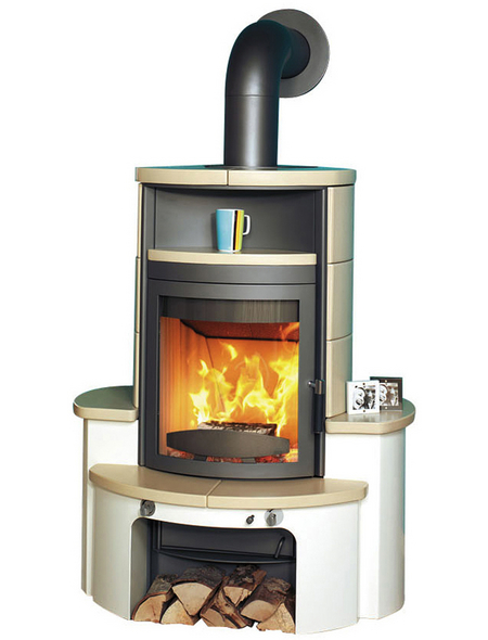 Kaminofen Avenso ECOplus, Kachel, 8 kW, Dauerbrand, inkl. Feinstaubfilter