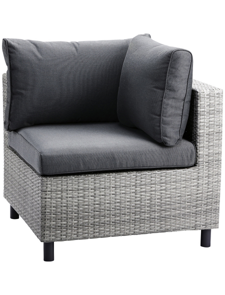 Best Loungesessel Eckteil Bonaire (1-St), Eckteil, Kunststoff/Aluminium, inkl. Auflagen