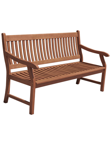 GARDEN PLEASURE Gartenbank NEW JERSEY, Eukalyptus, 158x90x68 cm, braun