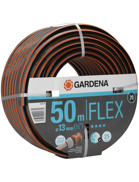 Gardena Gartenschlauch Comfort Flex 13 mm (1/2) 50 m mit PowerGrip bis 25 bar
