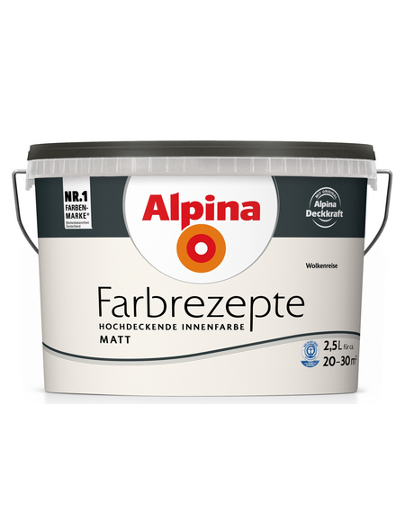 Alpina Sports Wand- und Deckenfarbe Alpina FARBREZEPTE, Wolkenreise