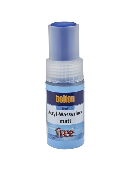 BELTON Acryl-Wasserlack »free«, 9 ml, enzianblau